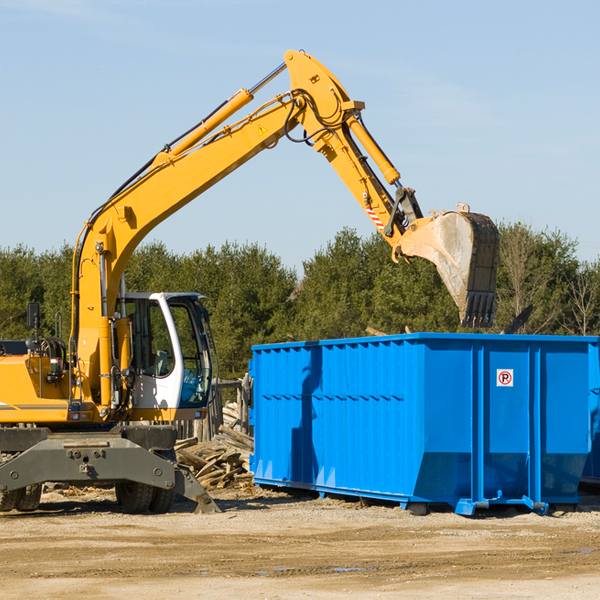 what size residential dumpster rentals are available in Dansville NY